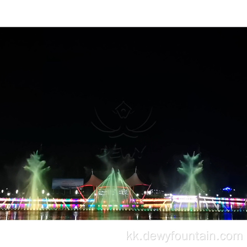 Саябақта 130 м лазерлік су фонтан шоуы шоуы